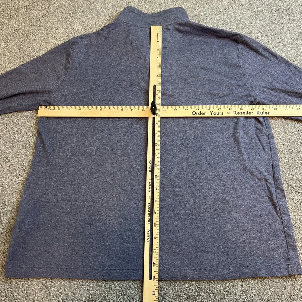 Banana Republic Sweater Mens Large Quarter Zip Luxury‎ Touch Pullover Stretch